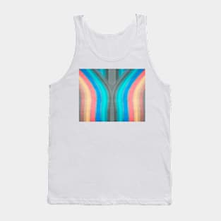 Stripes Symmetry Abstract Art Tank Top